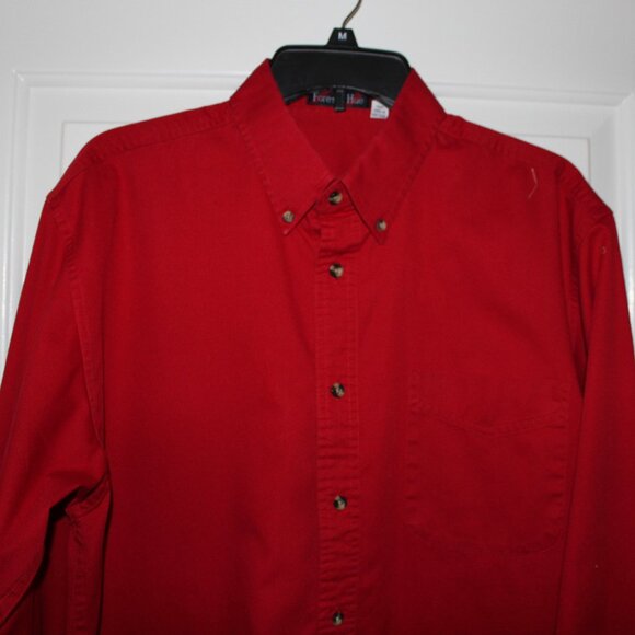 Red Forest & Hue Men's long sleeve shirt, M - Picture 9 of 9